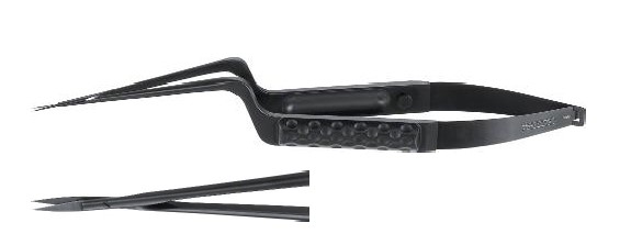 NOIR мікроножиці гостр/гостр прямі байонет 70 мм